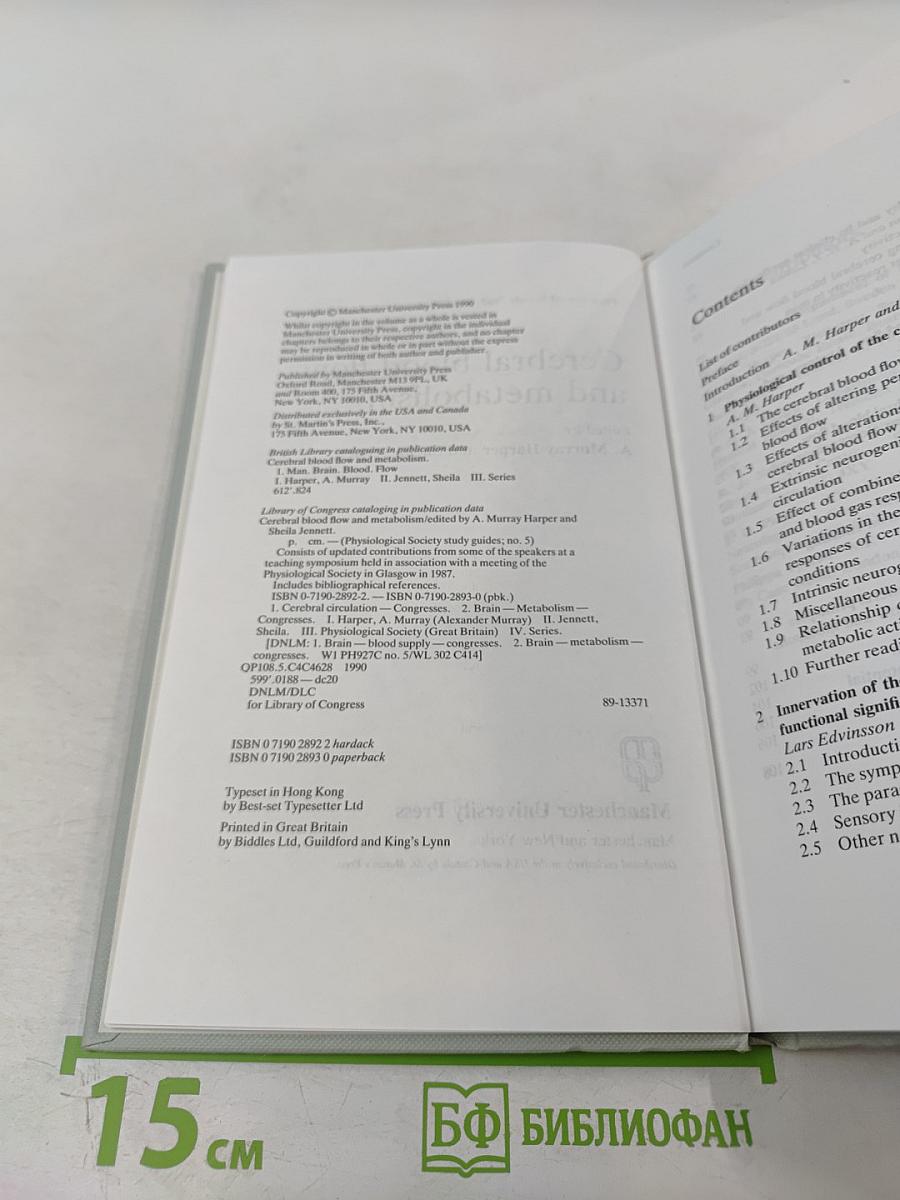 Cerebral blood flow and metabolism