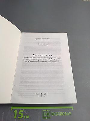 Мозг человека в механизмах информационно-управляющих взаимодействий организма и среды обитания