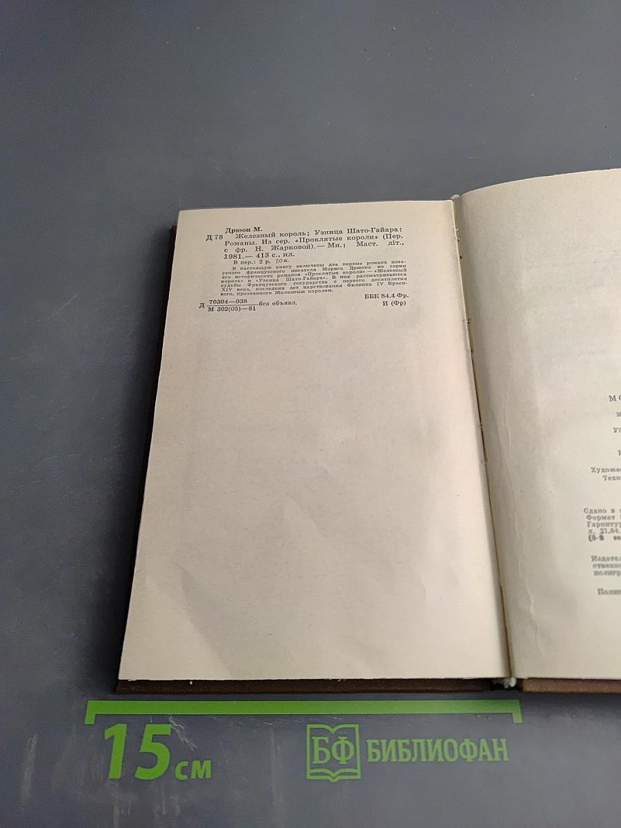 Железный король. Узница Шато-Гайара