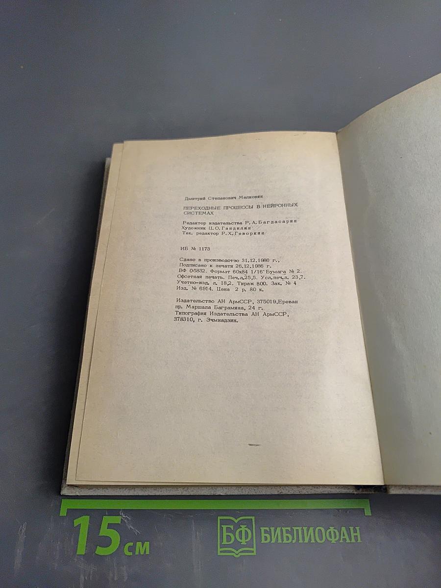 Переходные процессы в нейронных системах