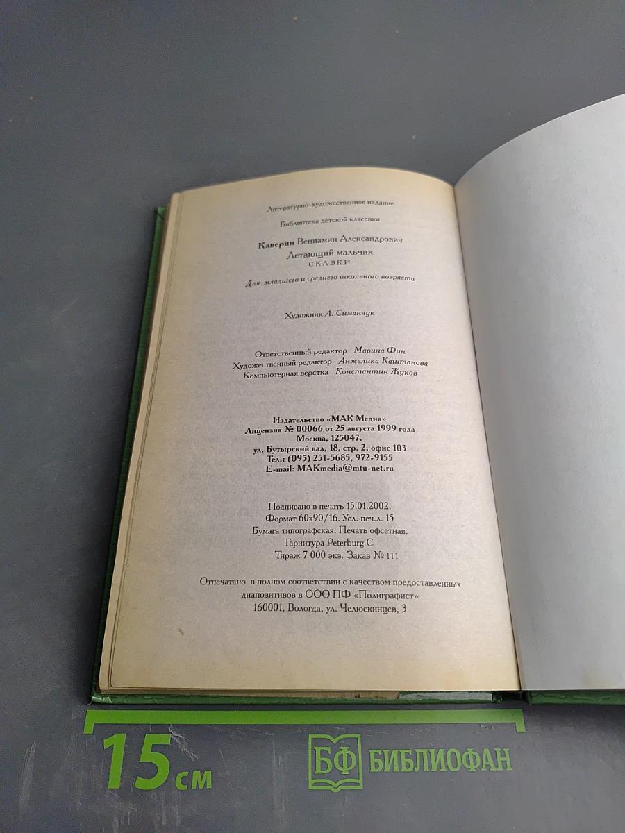 Летающий мальчик. Сказки