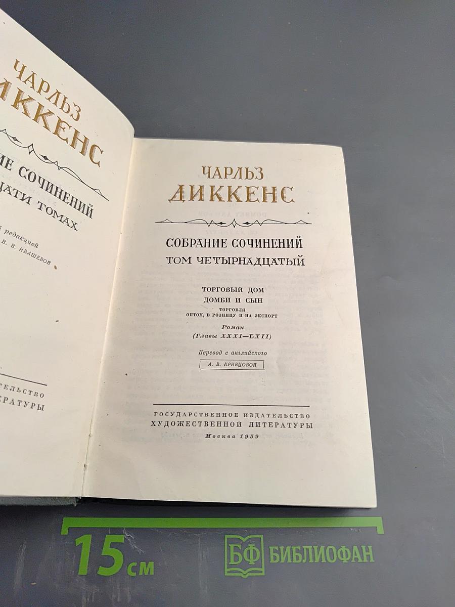 Собрание сочинений. Том четырнадцатый. Торговый дом Домби и сын
