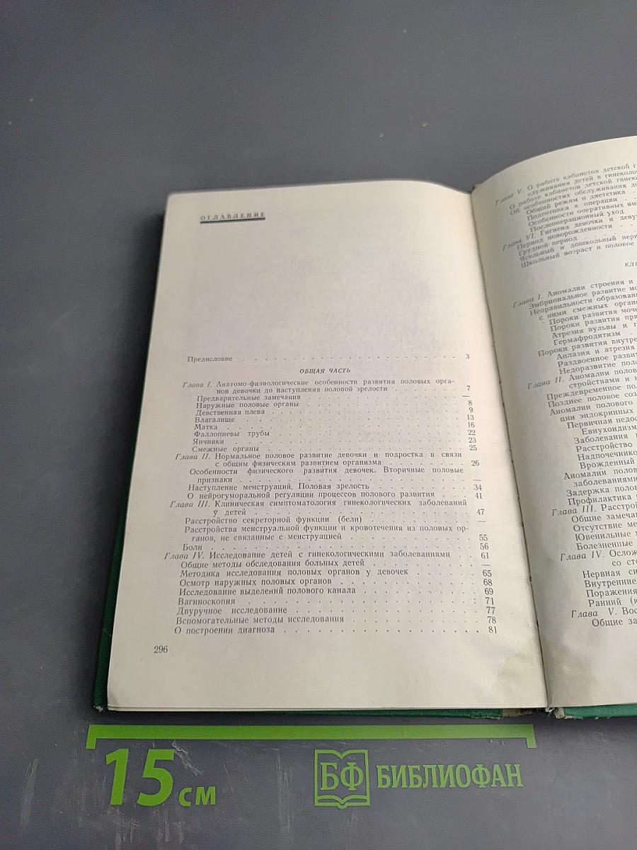 Гинекология детского возраста