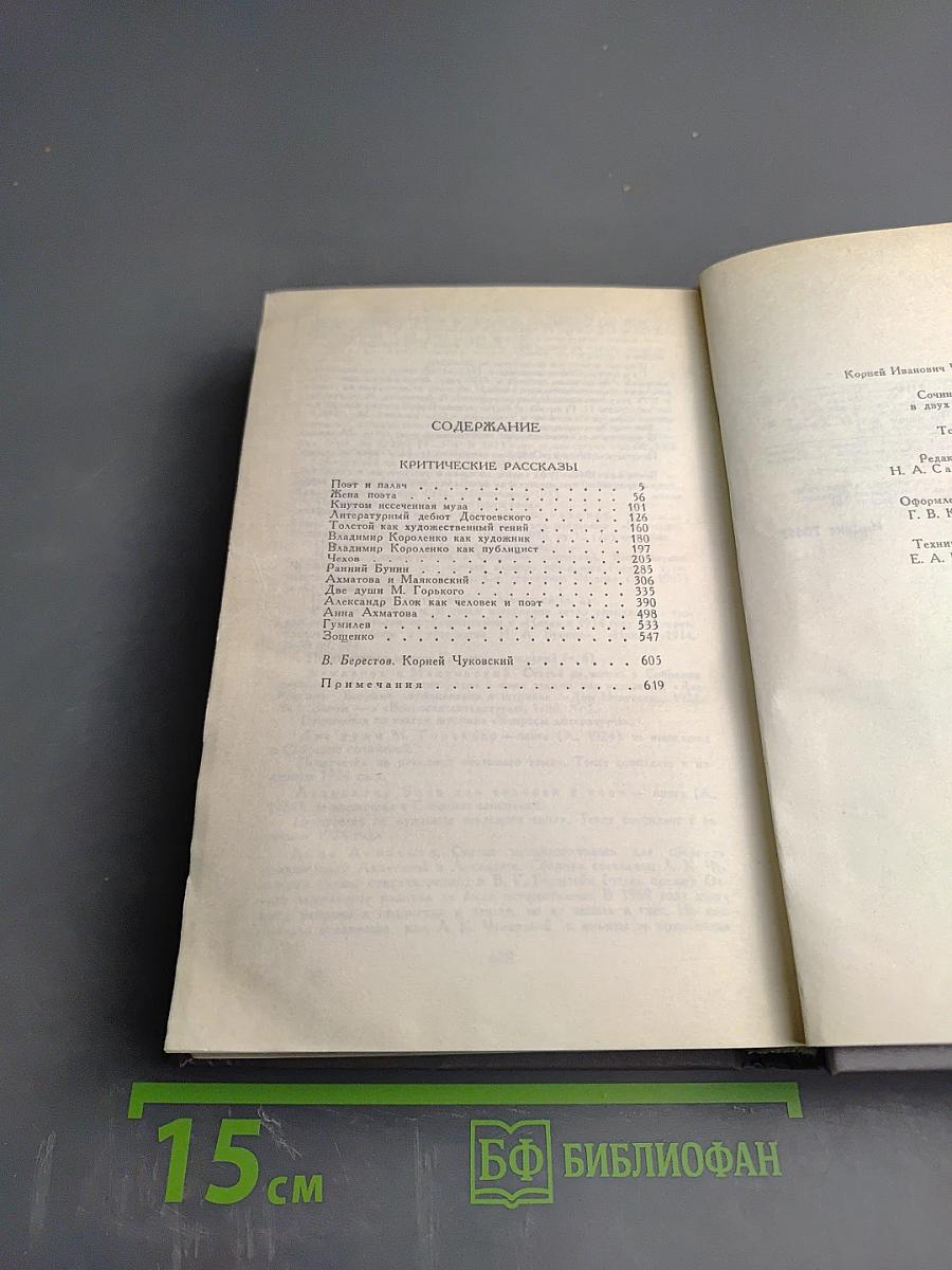 Корней Чуковский. Сочинения в двух томах. Том II. Критические рассказы