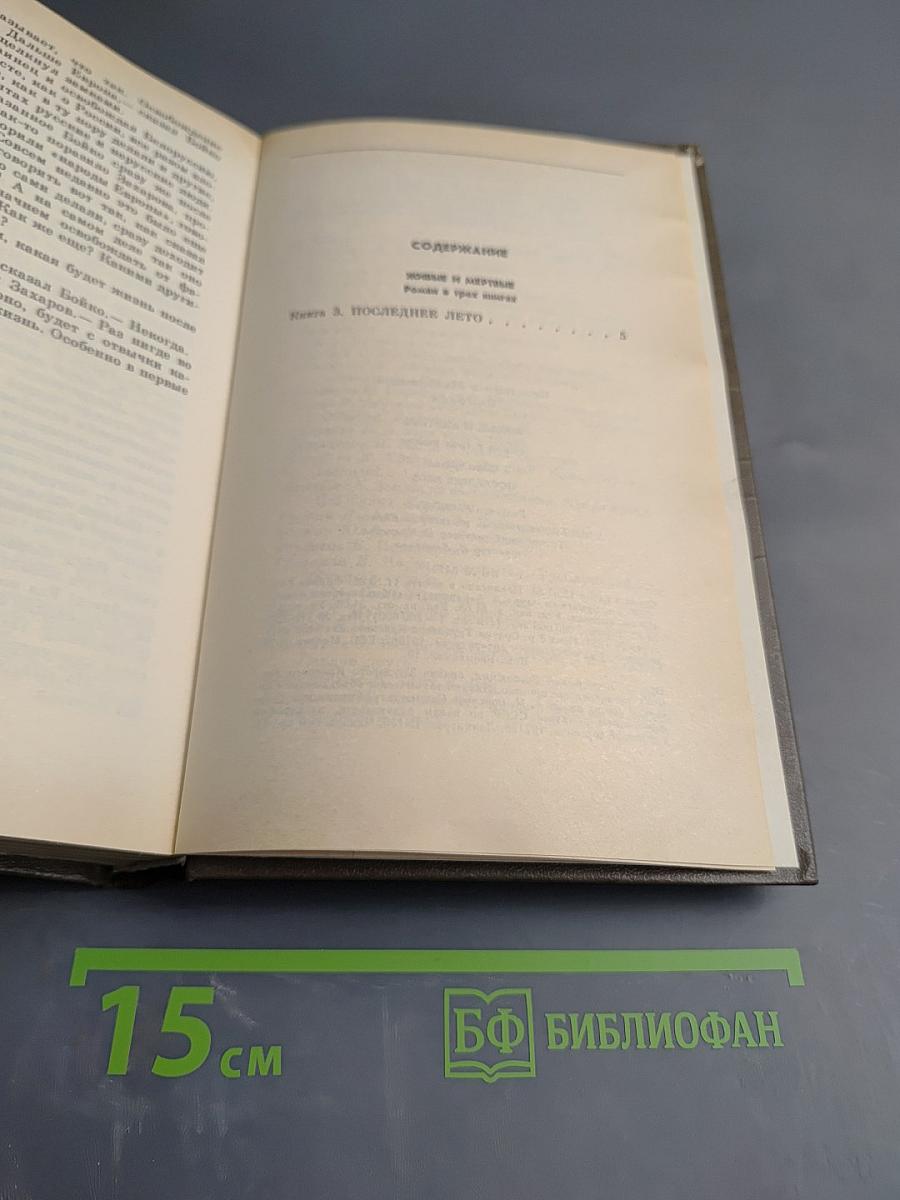 Живые и мертвые. Книга третья. Последнее лето