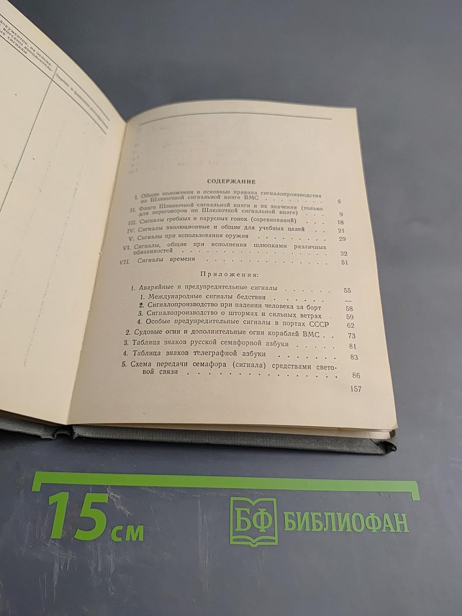 Шлюпочная сигнальная книга ВМС (ШСК-53)