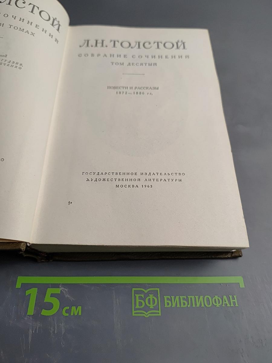 Собрание сочинений. Том десятый. Повести и рассказы 1872-1886 гг.