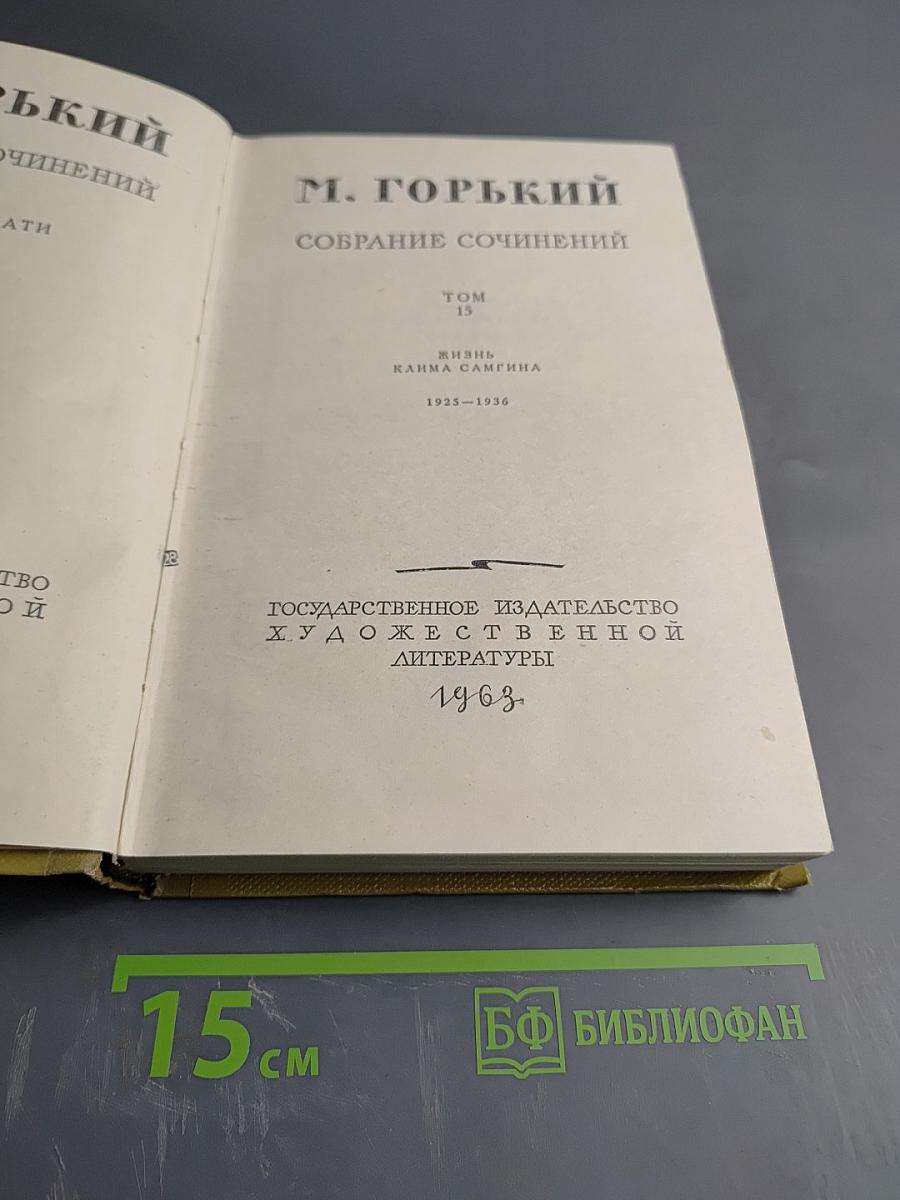 Собрание сочинений. Том 15: Жизнь Клима Самгина