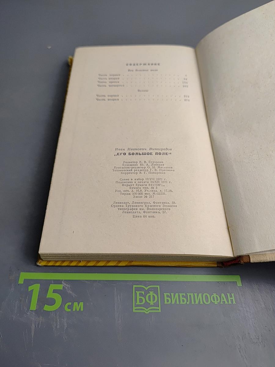 Его большое поле