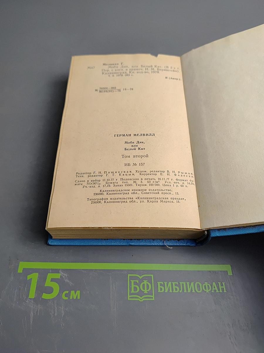 Моби Дик, или Белый Кит. Том второй