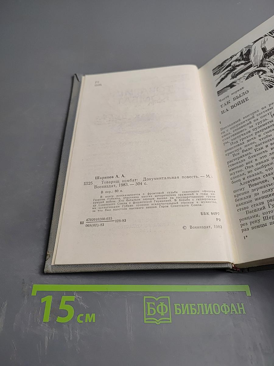 Товарищ Комбат. Документальная повесть