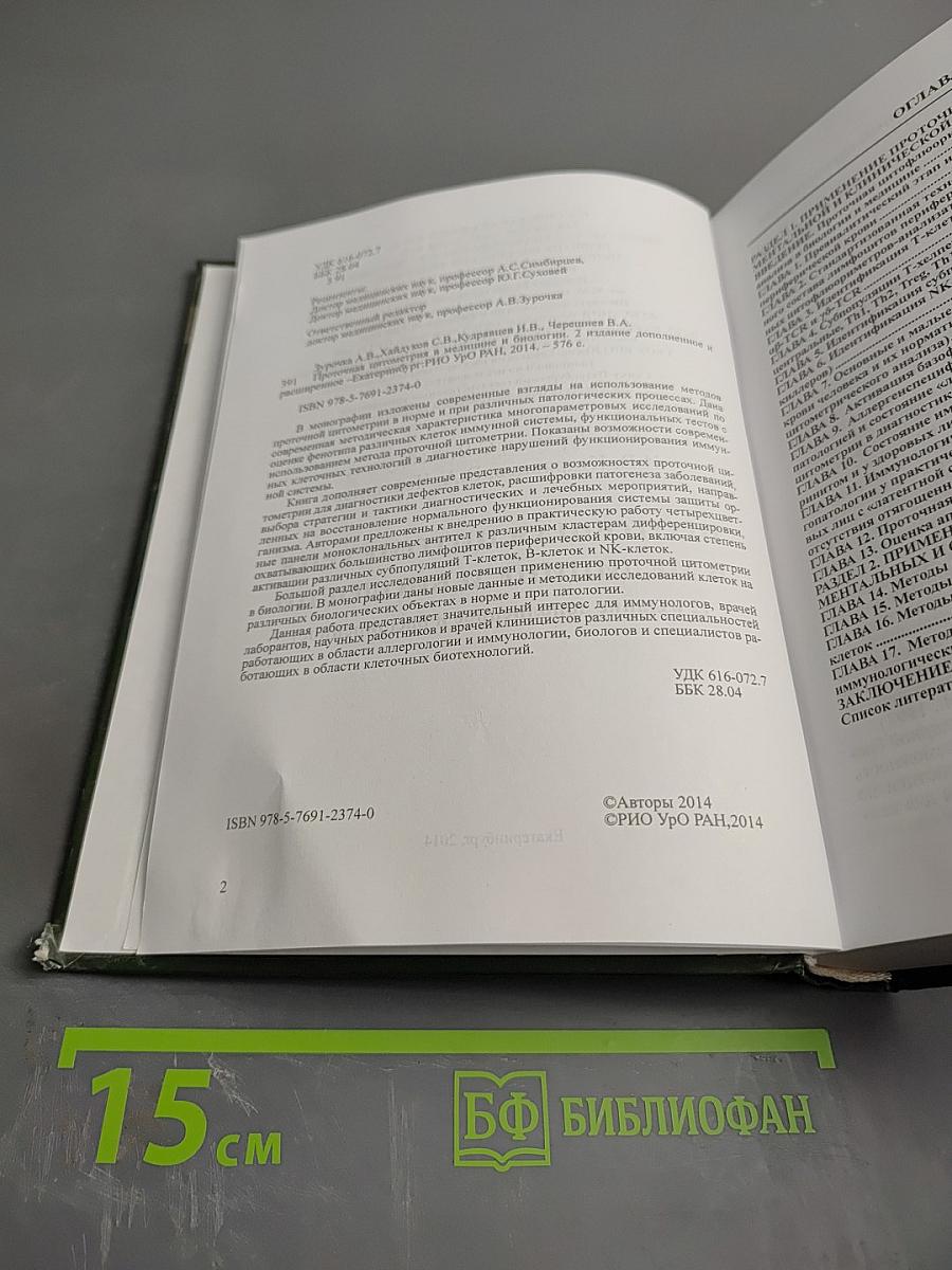 Проточная цитометрия в медицине и биологии