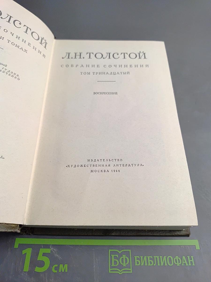 Воскресение. Собрание сочинений. Том тринадцатый