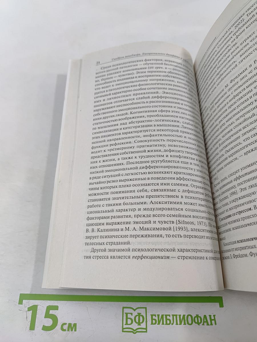Синдром менеджера. Эмоциональное выгорание и управление стрессом