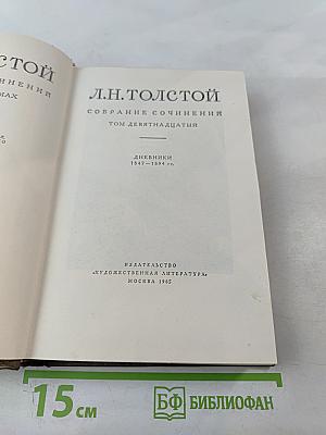 Дневники 1847-1894 гг. Том девятнадцатый