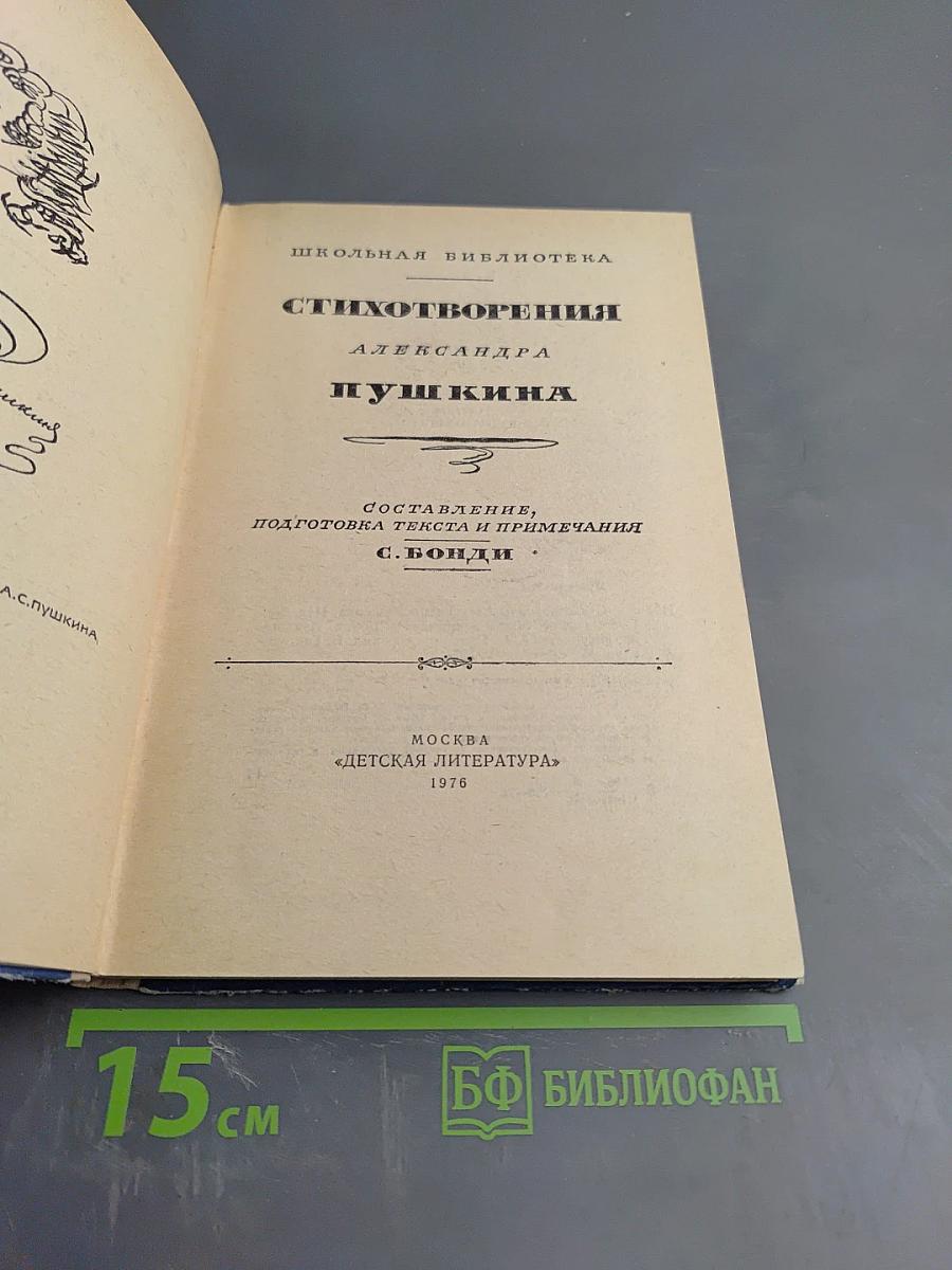 Стихотворения Александра Пушкина для 6 класса