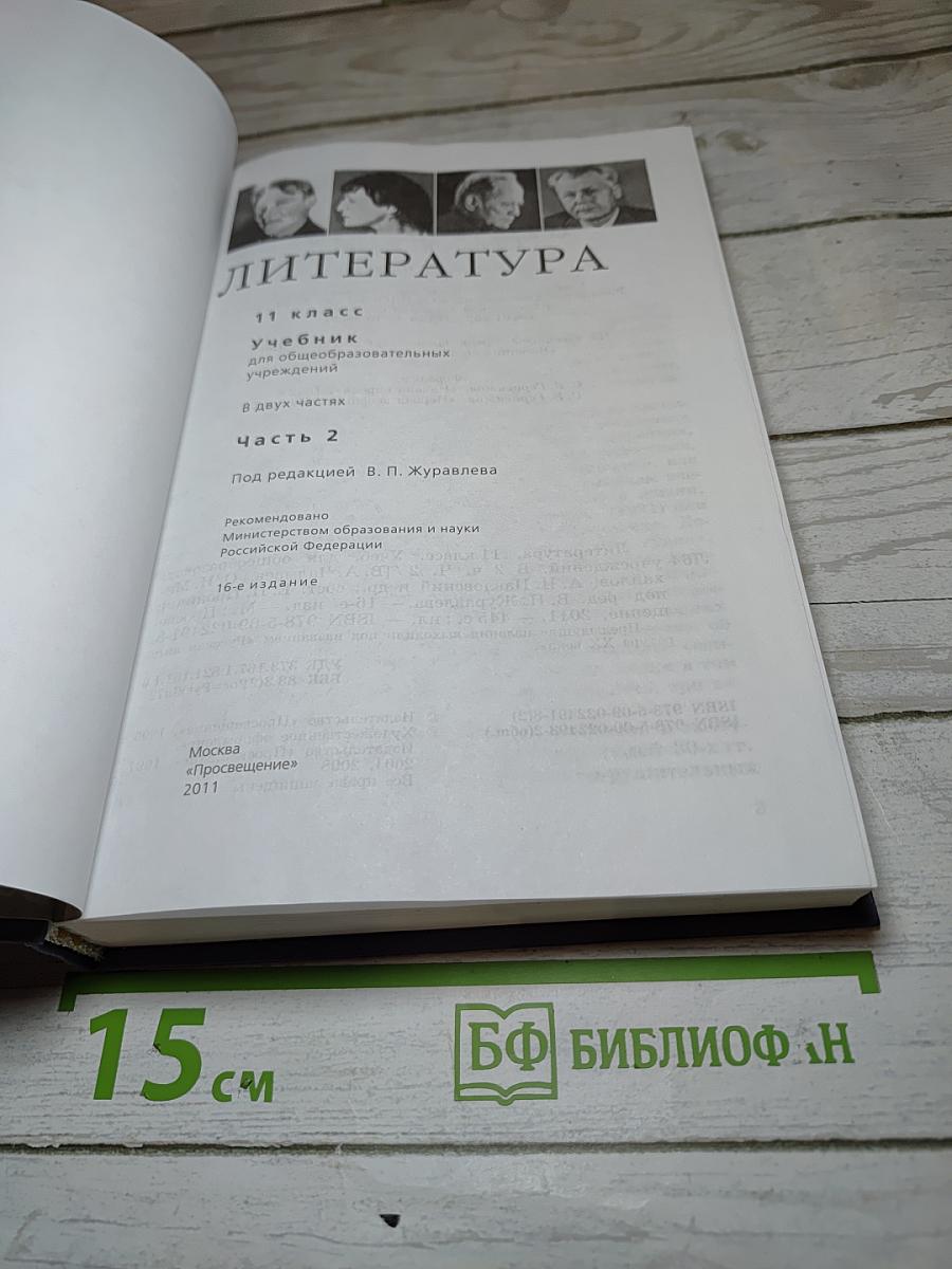 Литература 11 класс, Часть 2