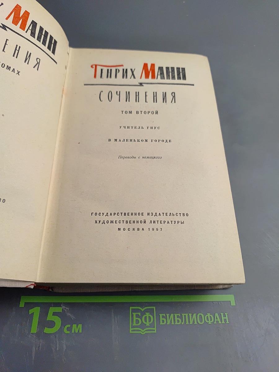 Сочинения. Том второй: Учитель Гнус; В маленьком городе