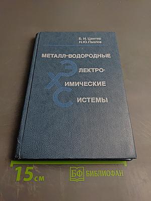 Металл-водородные электрохимические системы