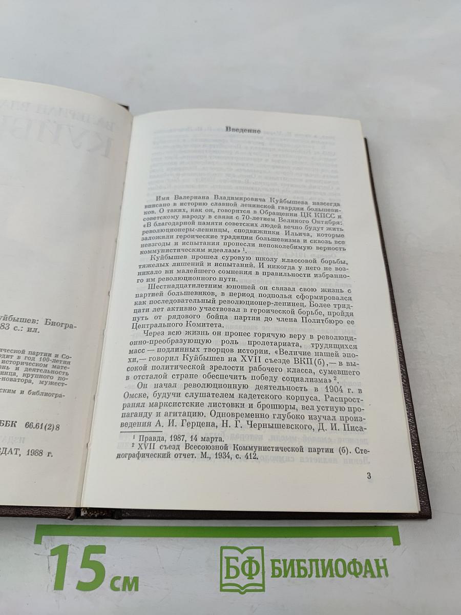 Валериан Владимирович Куйбышев. Биография