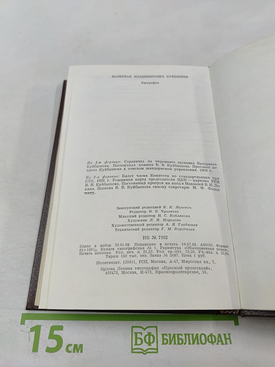 Валериан Владимирович Куйбышев. Биография