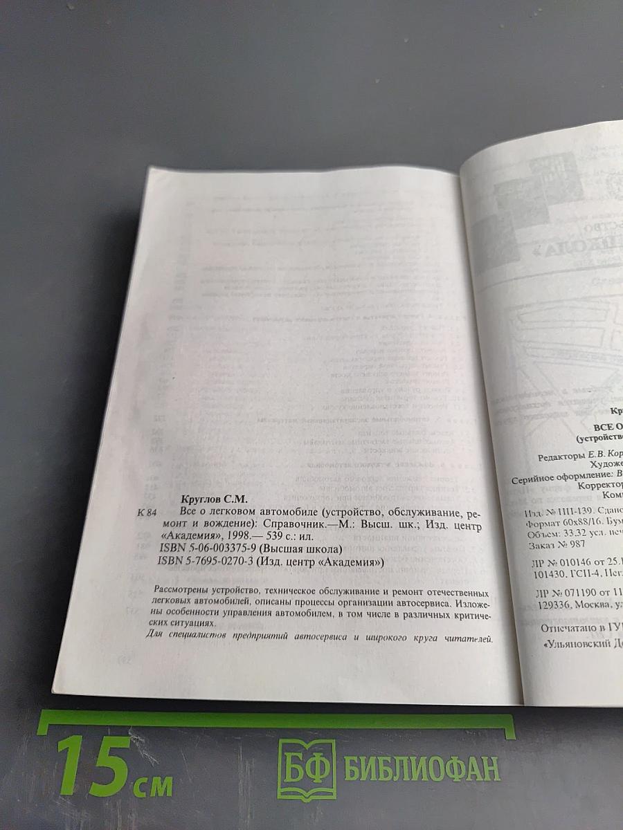 Всё о легковом автомобиле