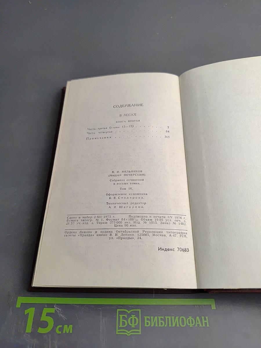 В Лесах. Книга вторая (Том IV)