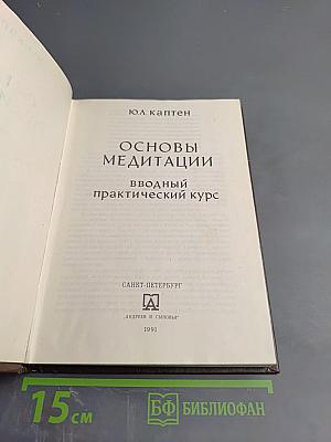 Основы медитации. Вводный практический курс