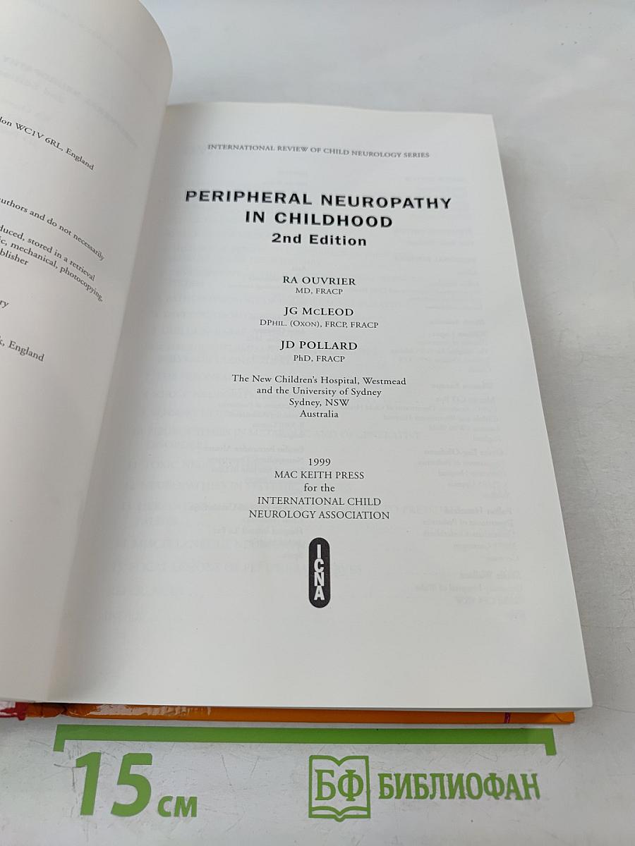 Peripheral Neuropathy in Childhood 2nd Edition