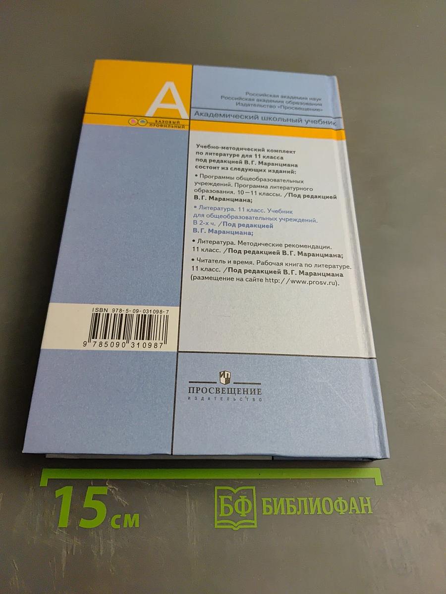 Литература 11 класс. Часть вторая
