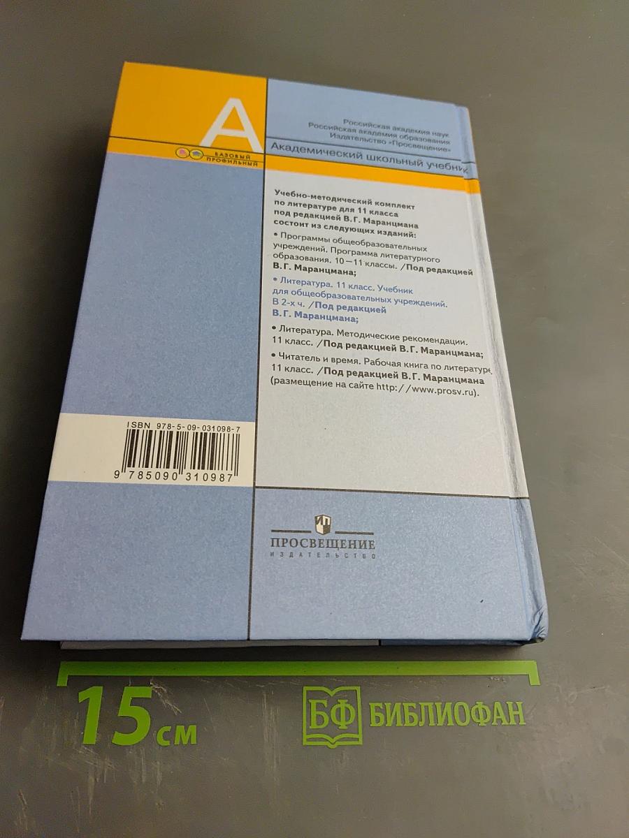 Литература 11 класс. Часть вторая