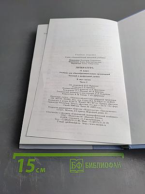 Литература 11 класс, часть вторая