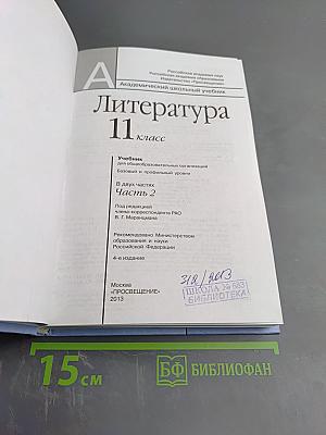 Литература 11 класс, часть вторая