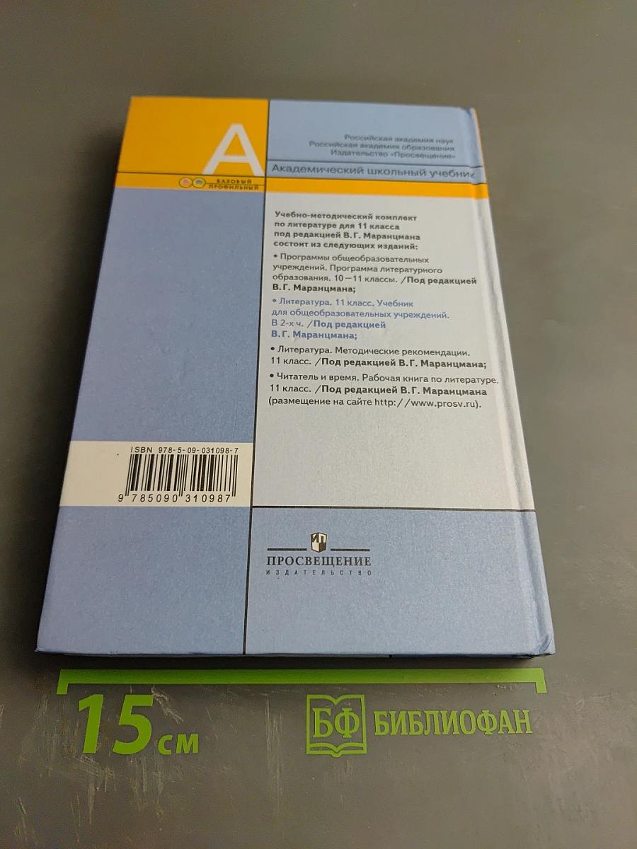 Литература 11 класс, часть вторая