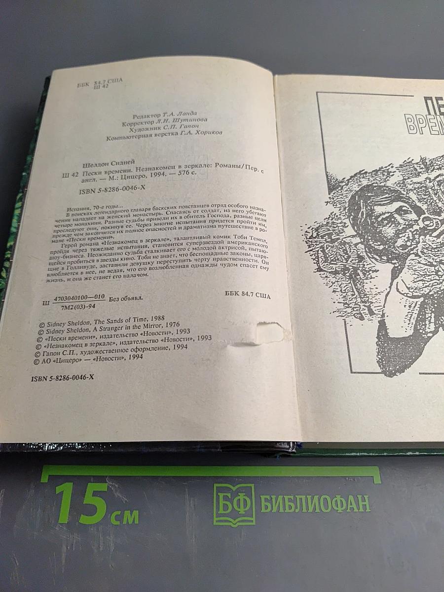 Пески времени. Незнакомец в зеркале