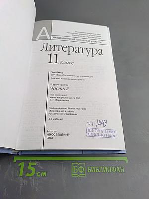 Литература 11 класс, часть вторая