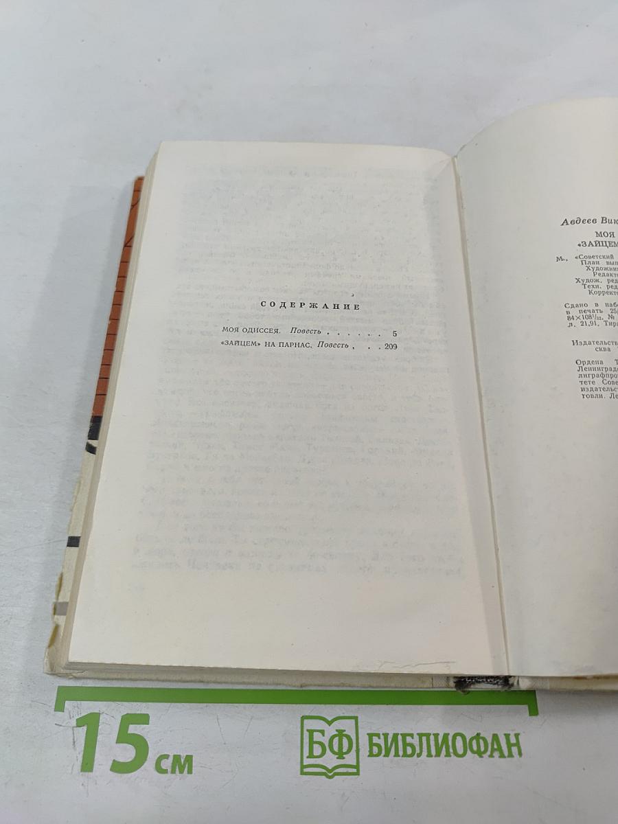 Моя Одиссея. "Зайцем" на Парнас