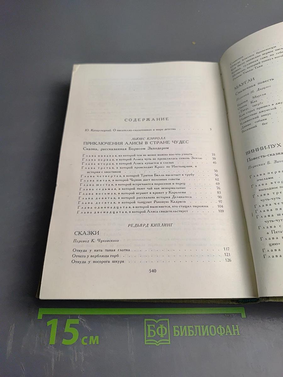 Приключения Алисы в Стране Чудес. Сказки Маугли. Винни-Пух и все-все-все. Питер Пэн