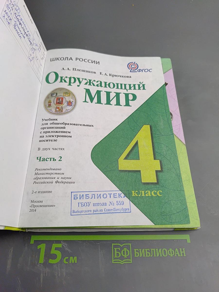 Окружающий мир 4 класс Часть 2