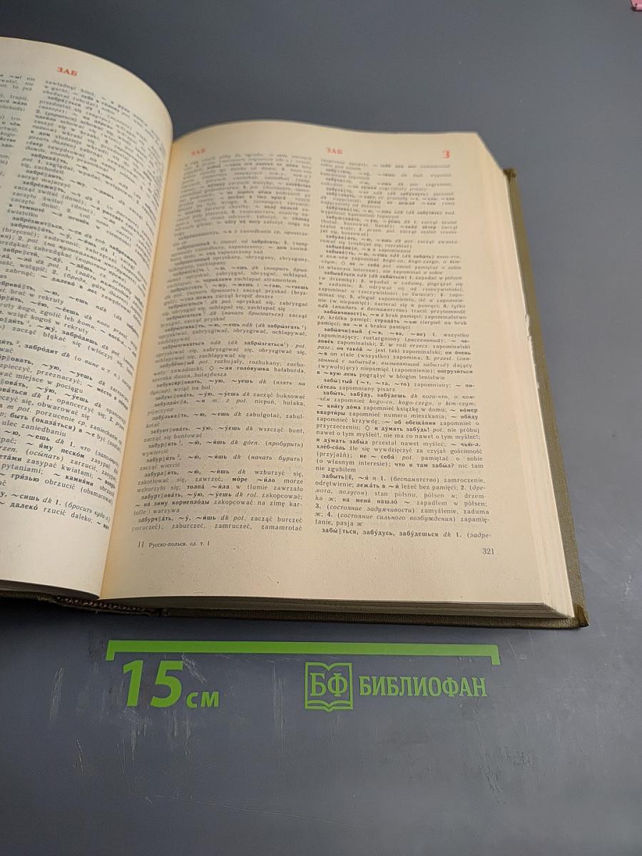 Большой русско-польский словарь. Том 1 (А-О)