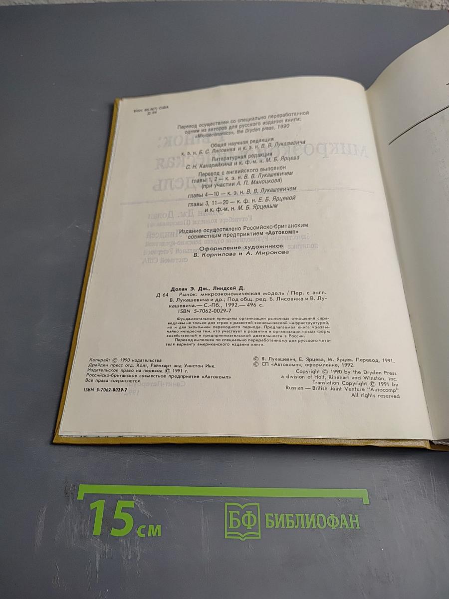 Рынок: микроэкономическая модель