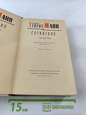 Сочинения. Том шестой. Молодые годы короля Генриха IV