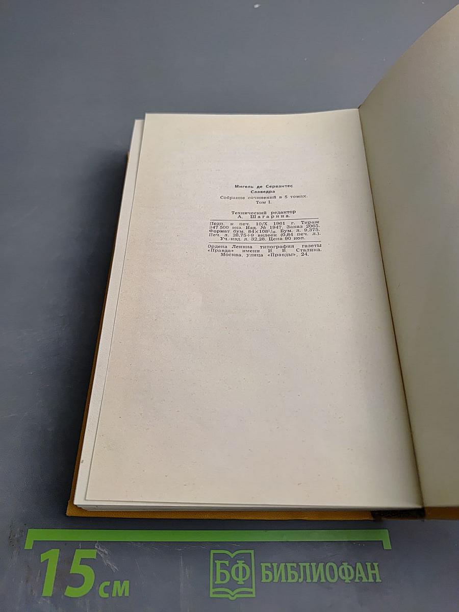 Дон Кихот Ламанчский. Том Первый