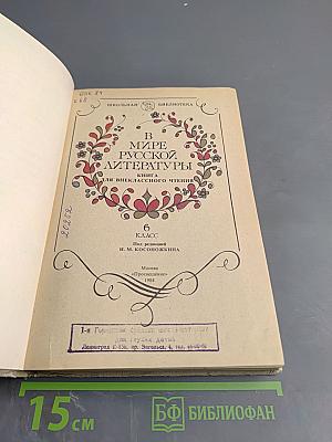 В мире русской литературы. Книга для внеклассного чтения. 6 класс