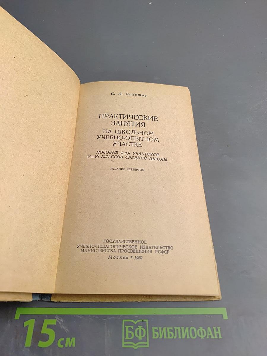 Практические занятия на школьном учебно-опытном участке для V-VI классов