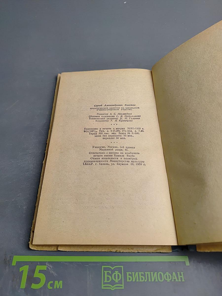 Практические занятия на школьном учебно-опытном участке для V-VI классов