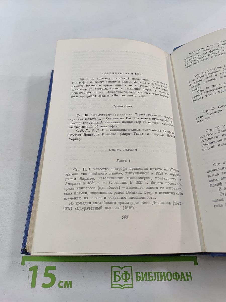 Собрание сочинений. Том третий. Позолоченный век (повесть наших дней)