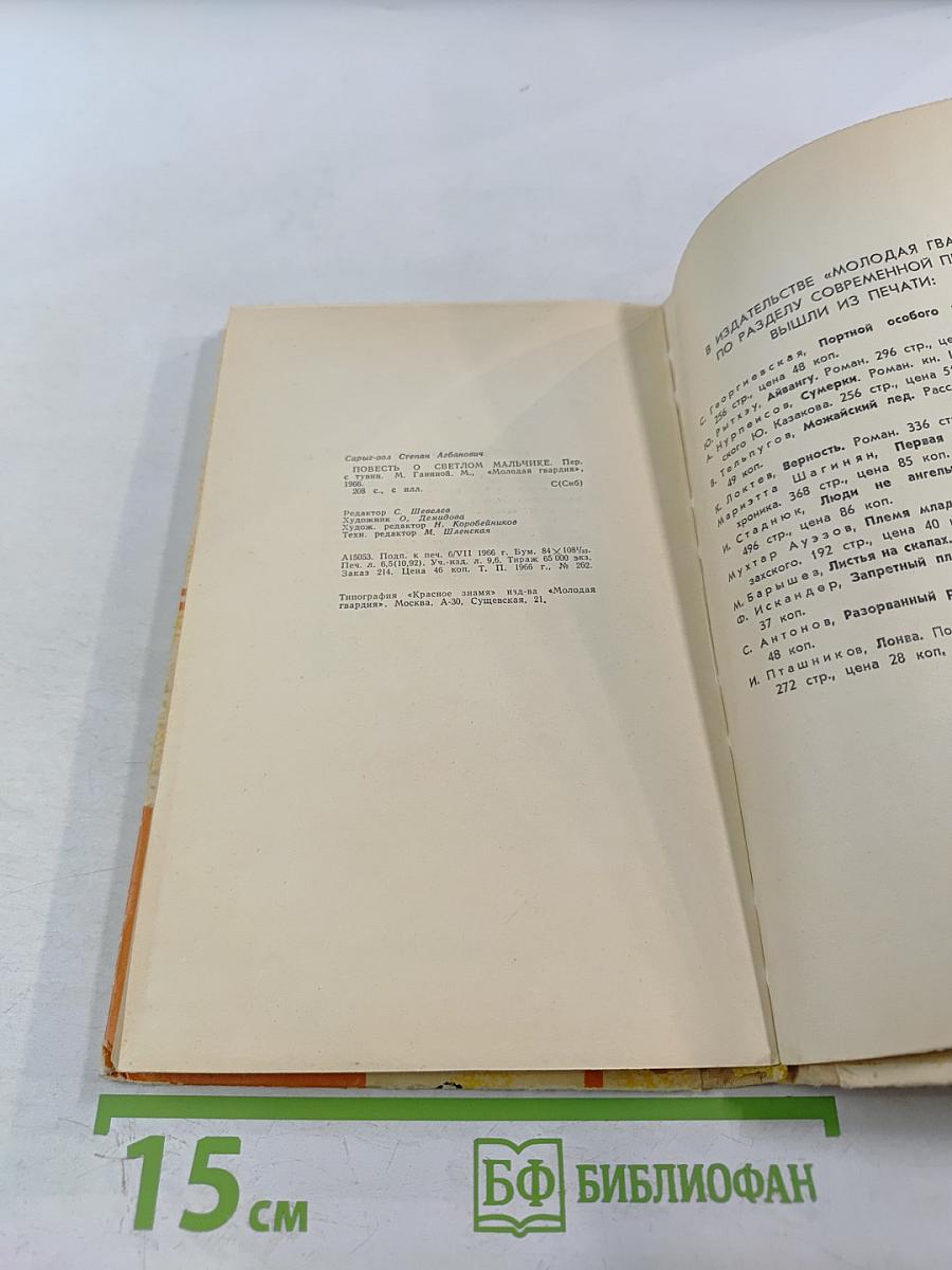 Повесть о светлом мальчике