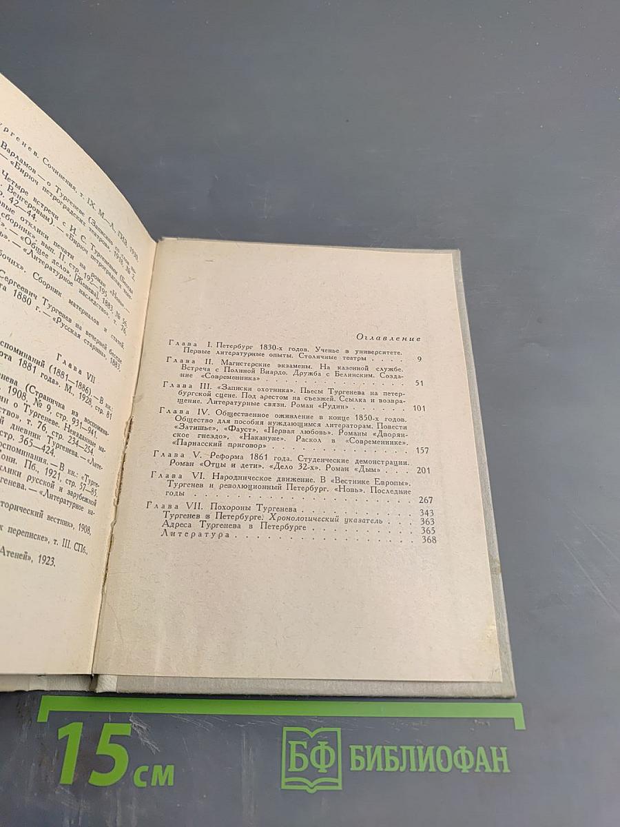 Тургенев в Петербурге