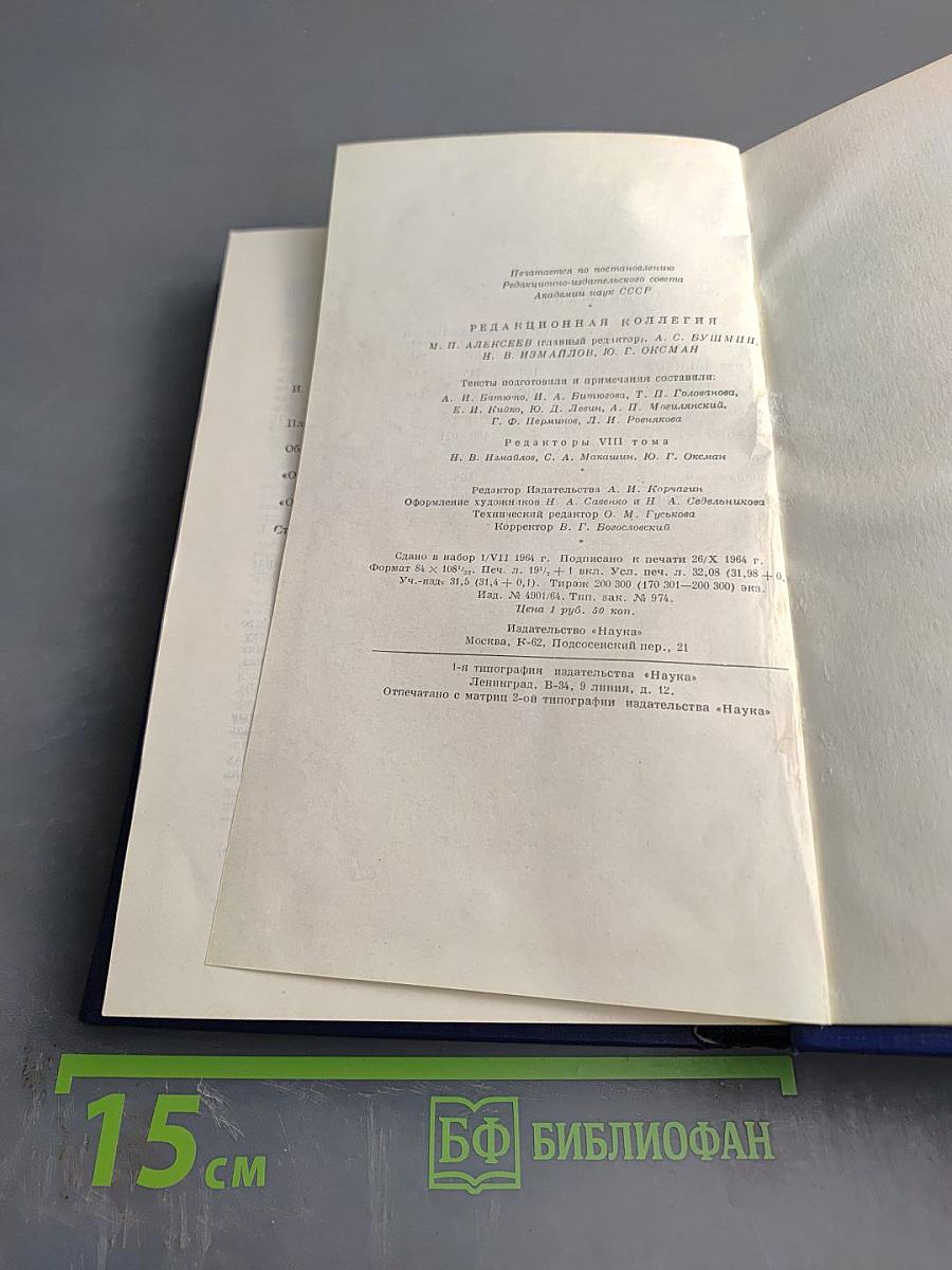 Сочинения. Том восьмой